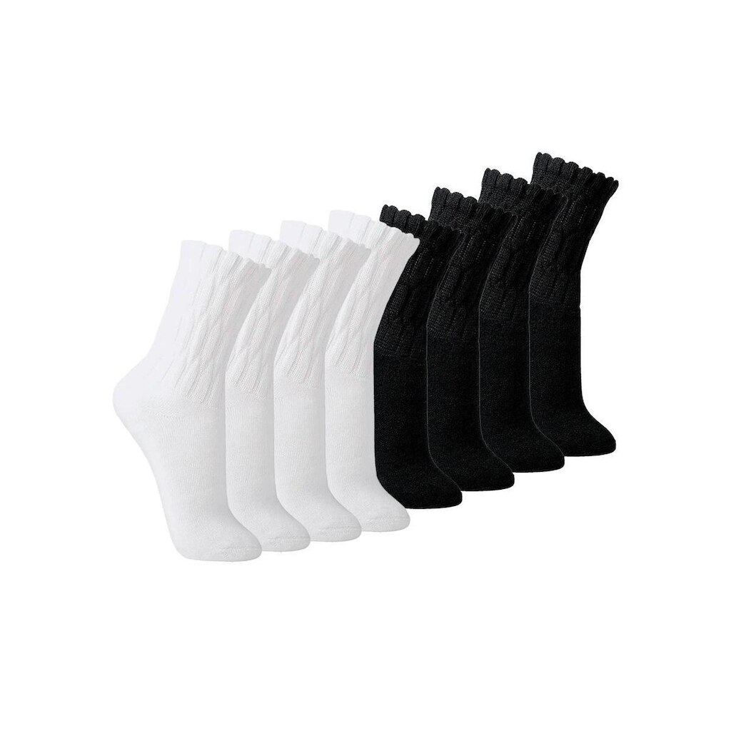 Kit com 8 Pares de Meias Aeróbica Lupo 4810-003