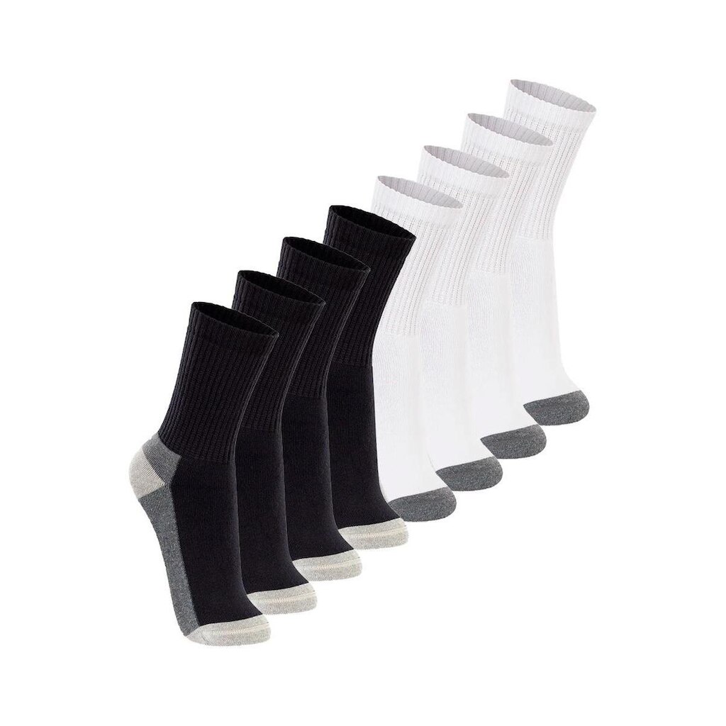 Kit com 8 Pares de Meias Esportiva Cano Longo Lupo 3250-002