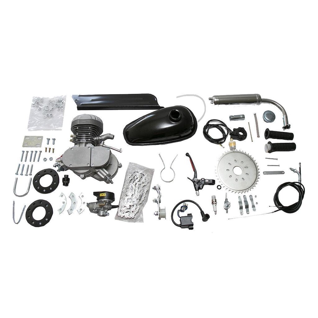 Kit Completo Motor de Bicicleta Motorizada 80cc 2 Tempos