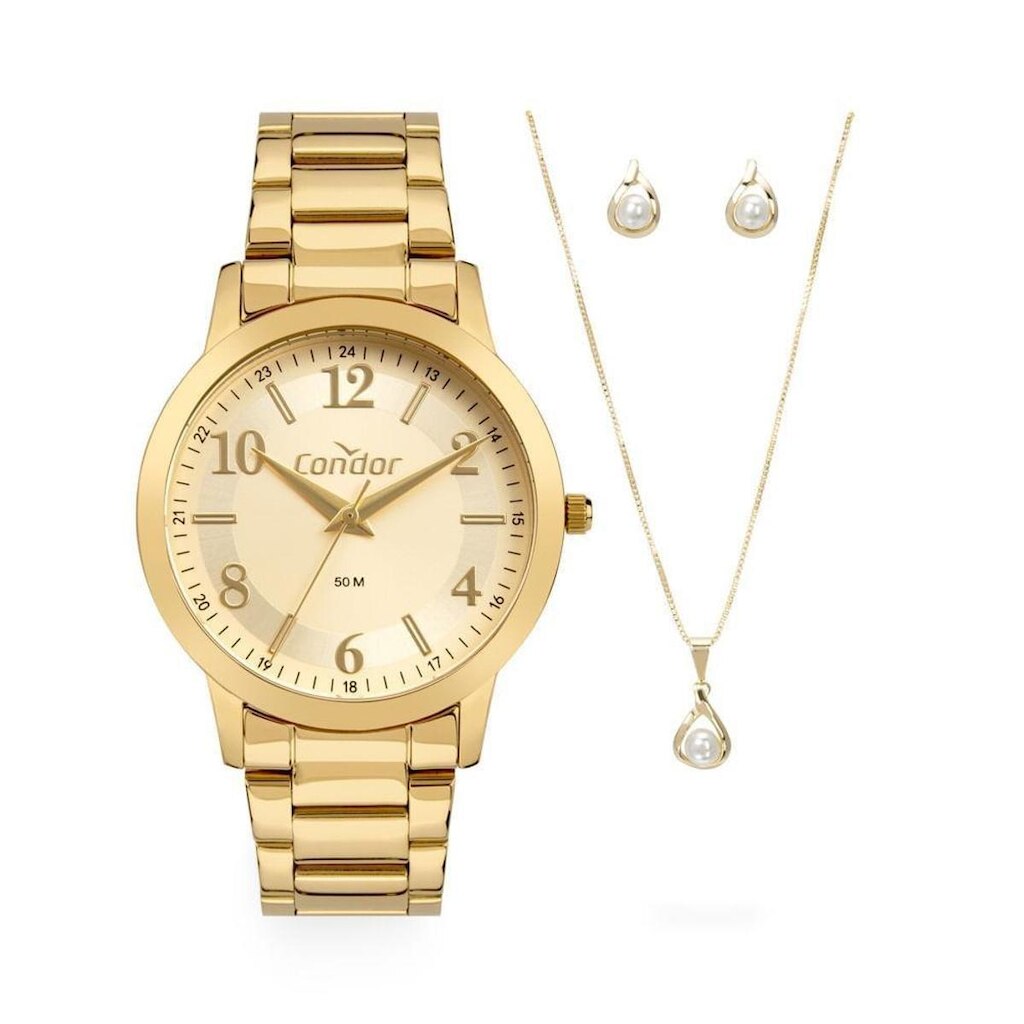 Kit Condor Feminino Dia A Dia Dourado - CO2035MZT/K4X CO2035MZT/K4X