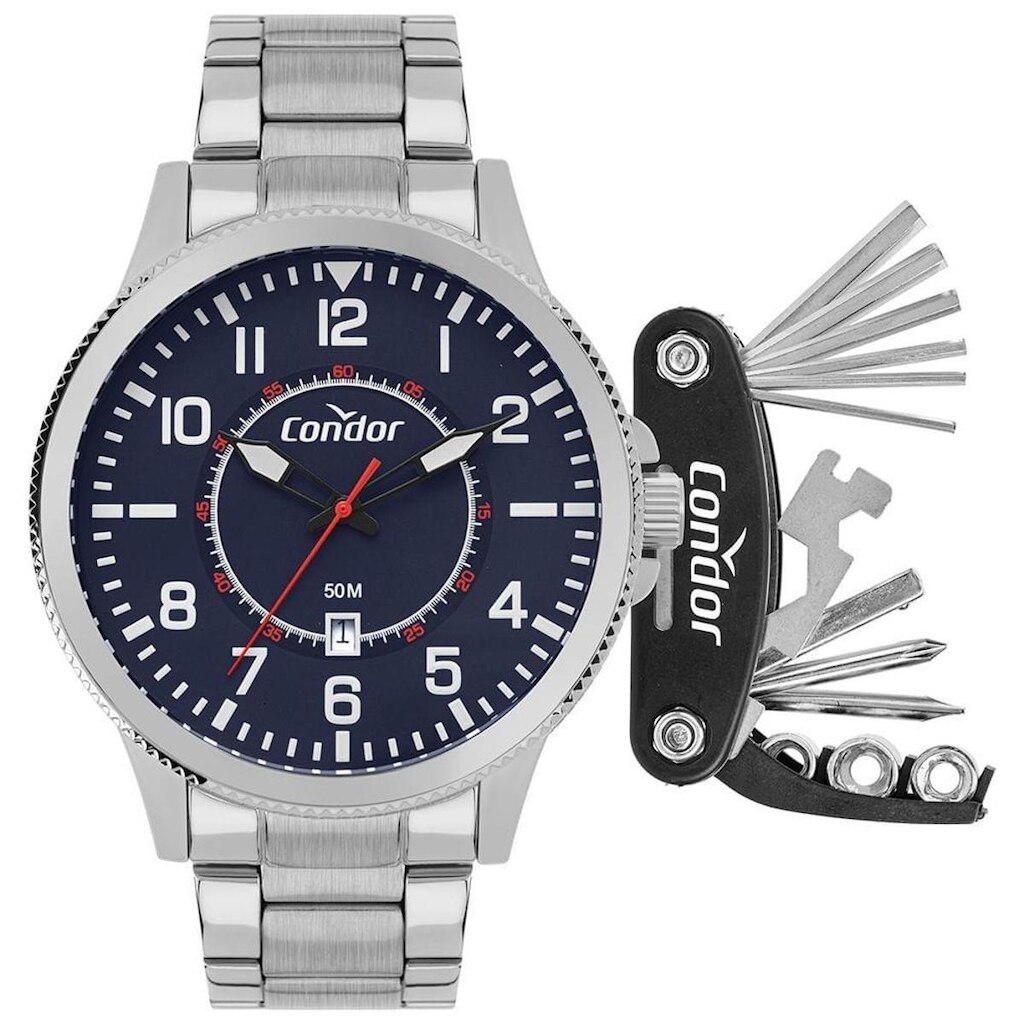 Kit Condor Masculino Militar Prata - CO2115MXV/K4A