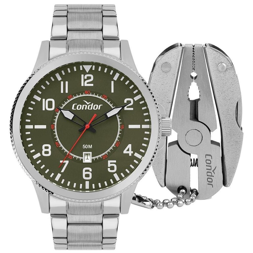 Kit Condor Masculino Militar Prata - CO2115MXV/K4V