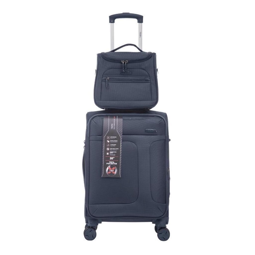 Kit Conjunto Combo Viagem Mala Média Super Leve + Frasqueira