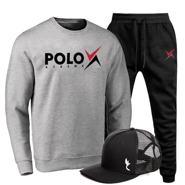 Kit Conjunto Moletom + Boné Masculino Conforto Dia a Dia