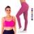 KIT conjunto TOP ALÇA FINA bojo + CALÇA leg LEGGING BÁSICA Feminino Academia Corrida 640 - Colorido