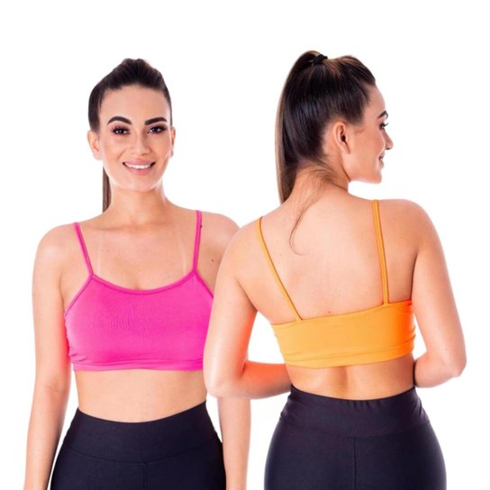 Kit conjunto TOP ALÇA FINA bojo + Short LEGGING REDINHA Feminino Academia Corrida 644