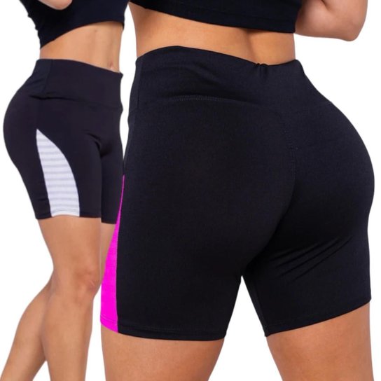 Kit conjunto TOP ALÇA FINA bojo + Short LEGGING REDINHA Feminino Academia Corrida 644