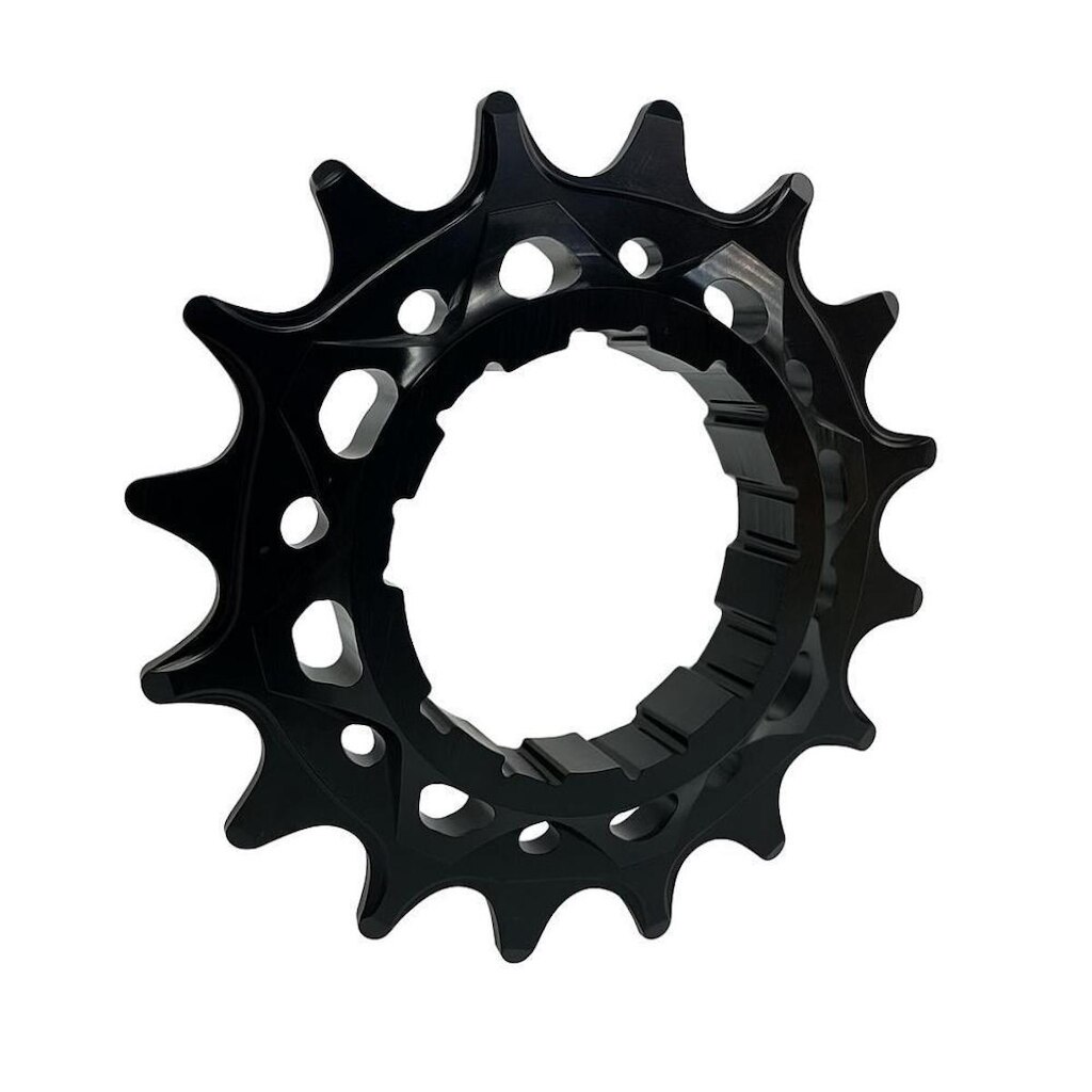 Kit Conversão Cog Single Speed Grau 16 Dentes Alumínio Preto BMX