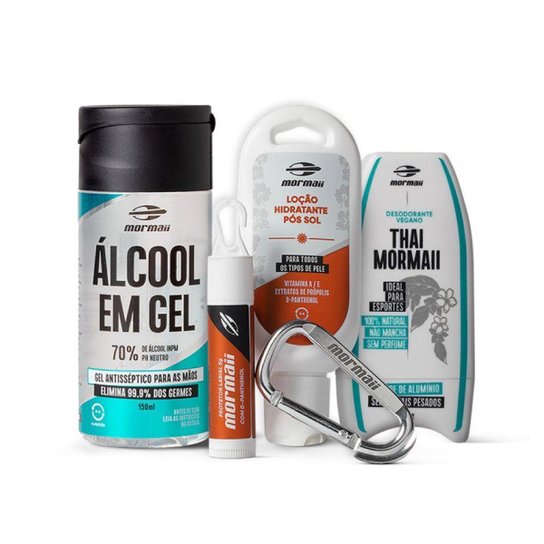 Kit cosmético e proteção total Mormaii - Branco