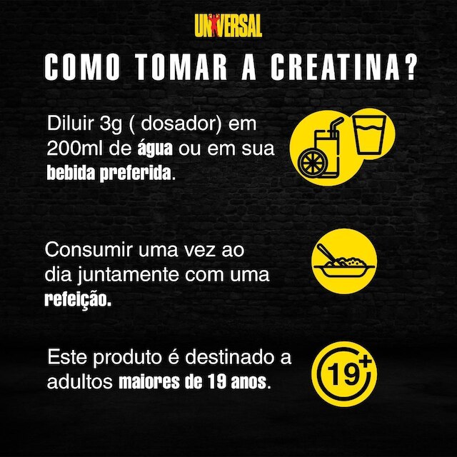 Kit Creatina Monohidratada 500g Refil + Coqueteleira - Universal Nutrition