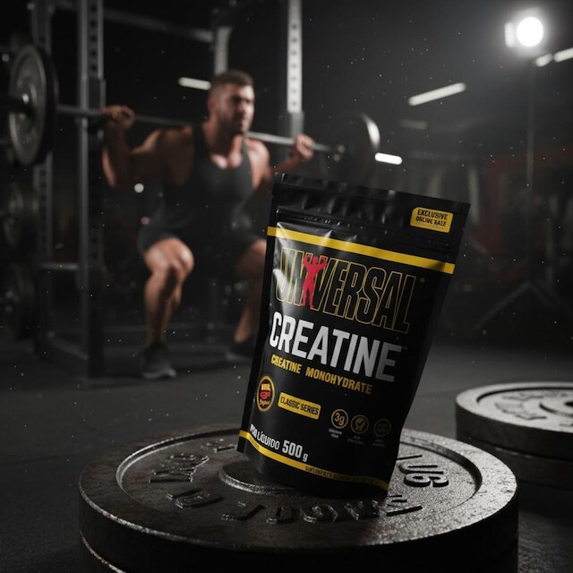 Kit Creatina Monohidratada 500g Refil + Coqueteleira - Universal Nutrition