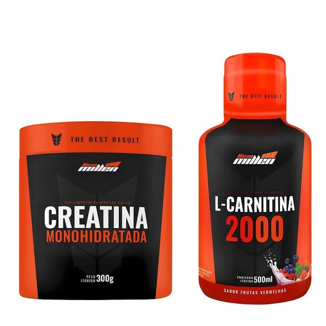 creatina con l carnitina Combo 1 X Creatina 300g + 1 L Carnitina 450ml Maça Verde main image 0