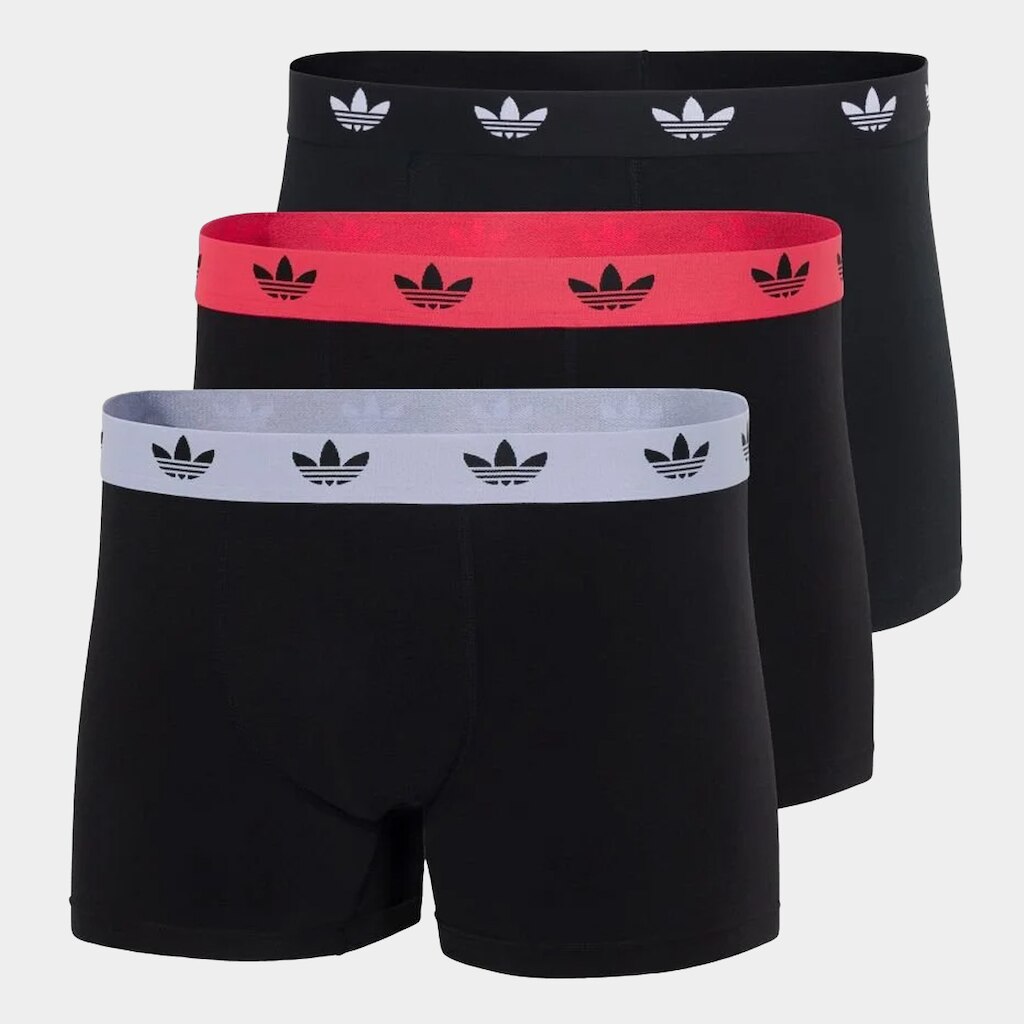 Kit Cueca Adidas Originals c/3 Peças Masculina