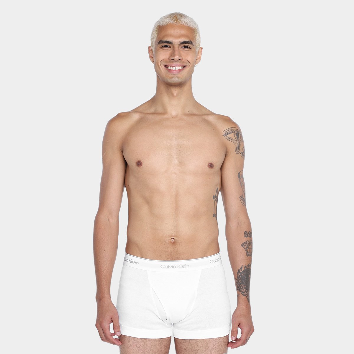 Kit Cueca Boxe Calvin Klein Trunk Masculina -  3 Peças - 1