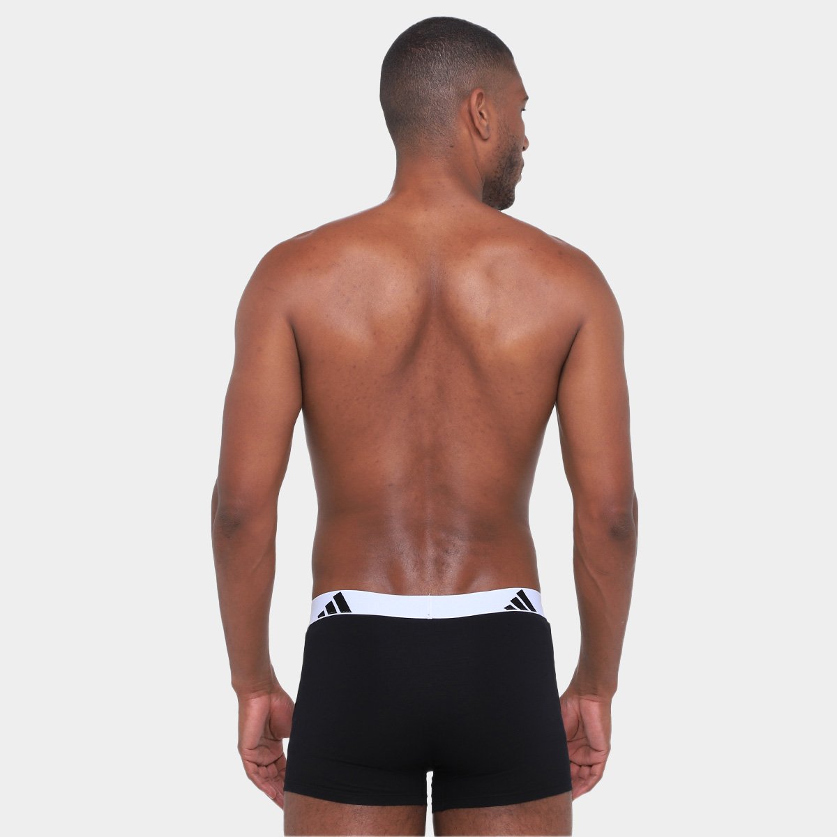 Kit Cueca Boxer Adidas  3 Peças - 1