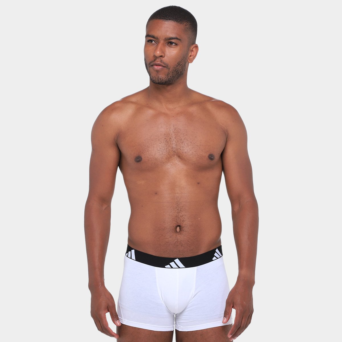 Kit Cueca Boxer Adidas  3 Peças - 4
