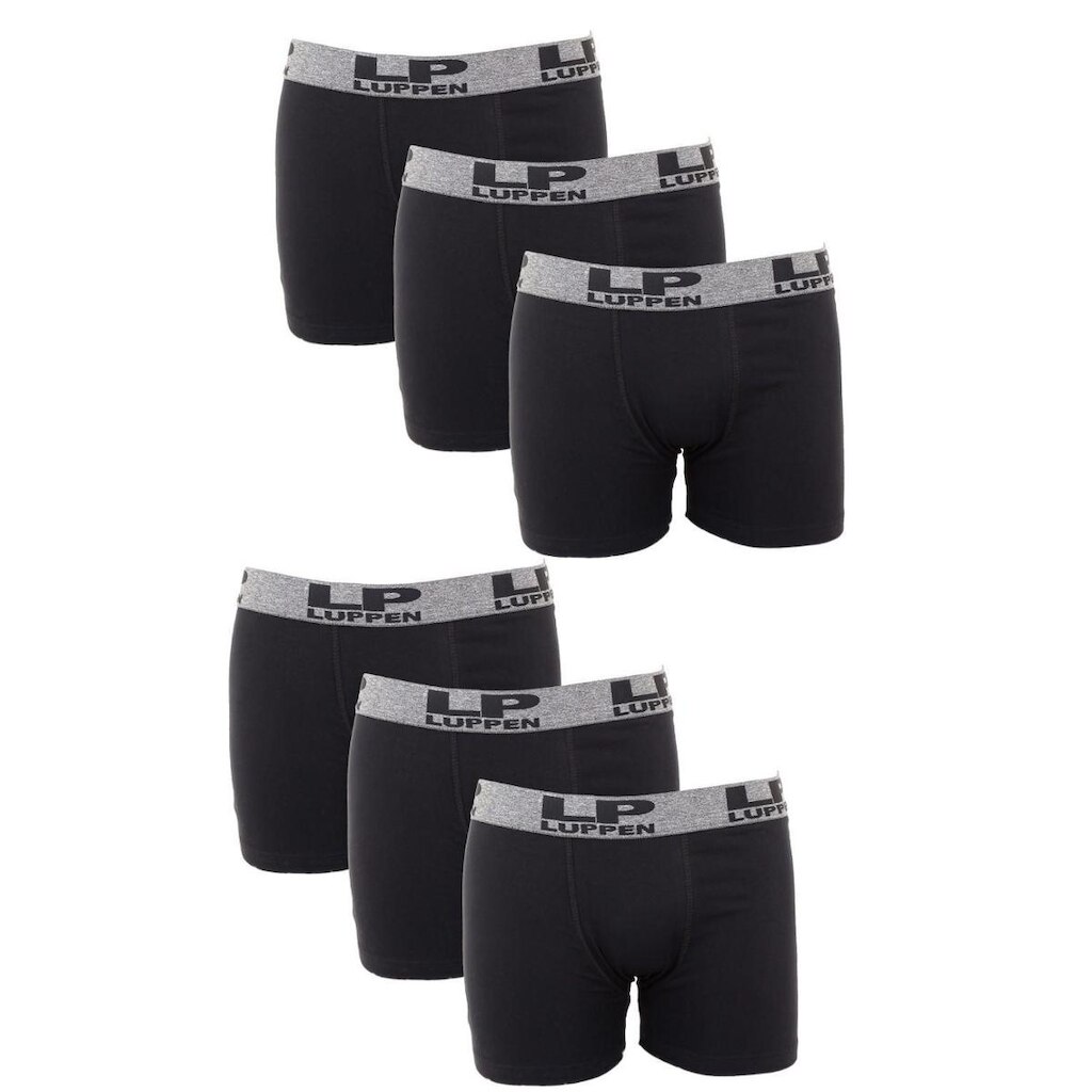 Kit Cueca Boxer Algodão Lupen 6 Peças