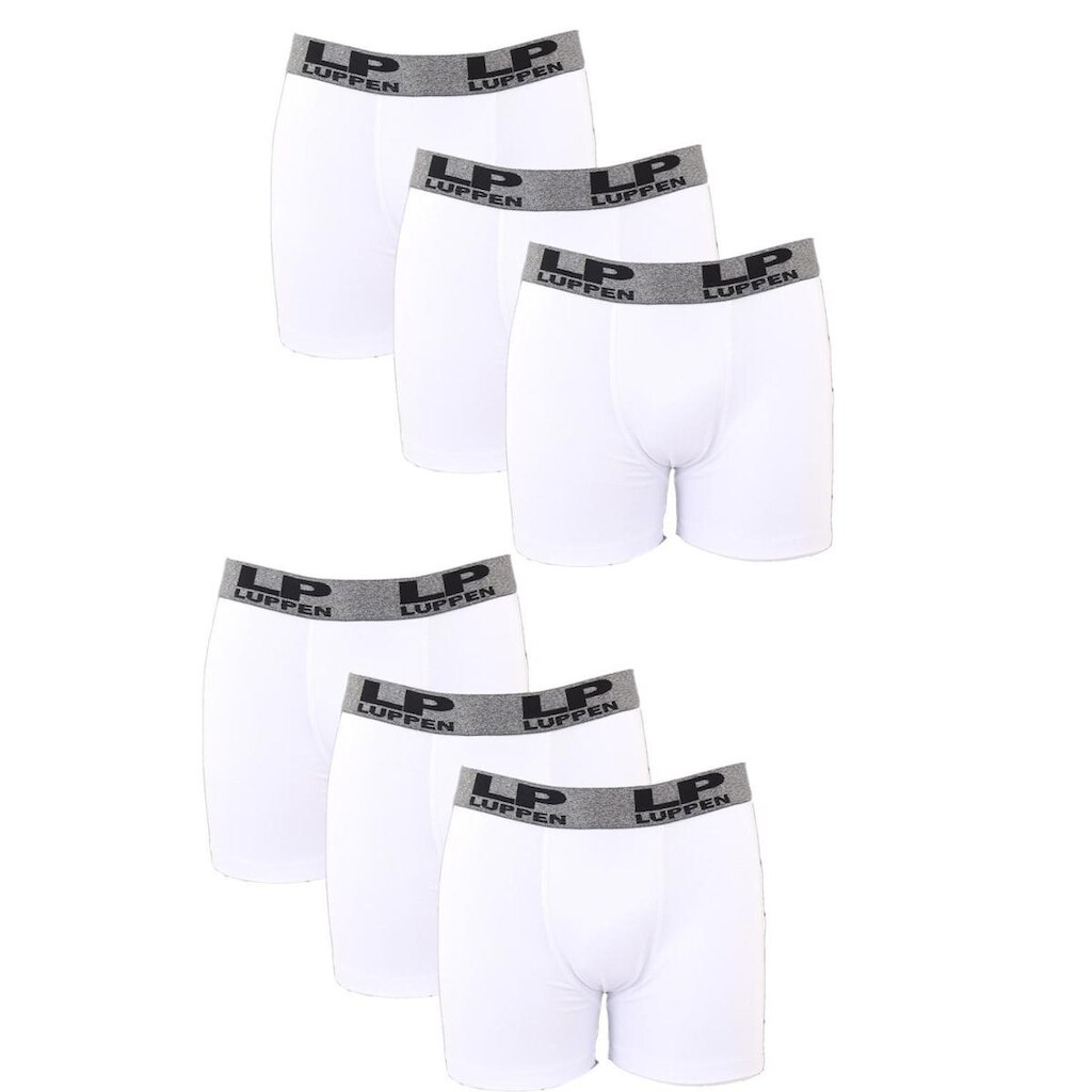 Kit Cueca Boxer Algodão Lupen 6 Peças