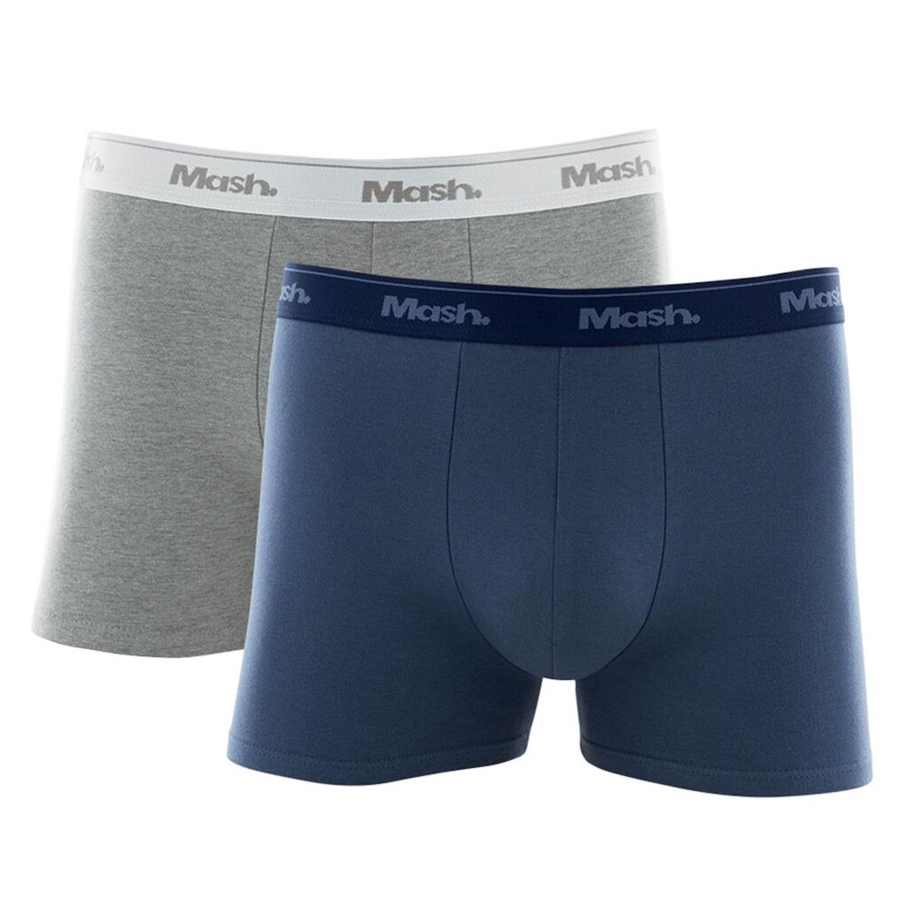 Kit Cueca Boxer Cotton 2 Peças Masculina