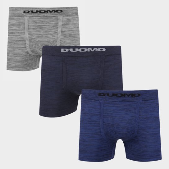Kit Cueca Boxer Duomo Microfibra Masculina 3 Peças - Cinza é ruim? Kit Cueca Boxer Duomo Microfibra Masculina 3 Peças - Cinza é boa?