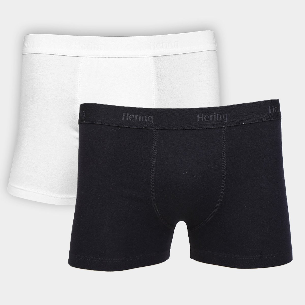 Kit Cueca Boxer Hering Lisa 2 Peças Menor preço em Kit Cueca Boxer Hering Lisa 2 Peças