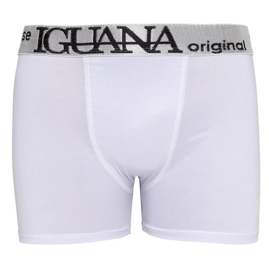 Kit Cueca Boxer Iguana MicroFibra Lisa Masculina 10 Peças
