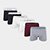 Kit Cueca Boxer La Math's Masculina - 6 Peças - Preto+Branco