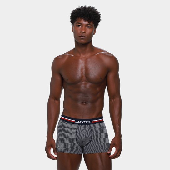 Kit Cueca Boxer Lacoste Masculina - 3 Peças