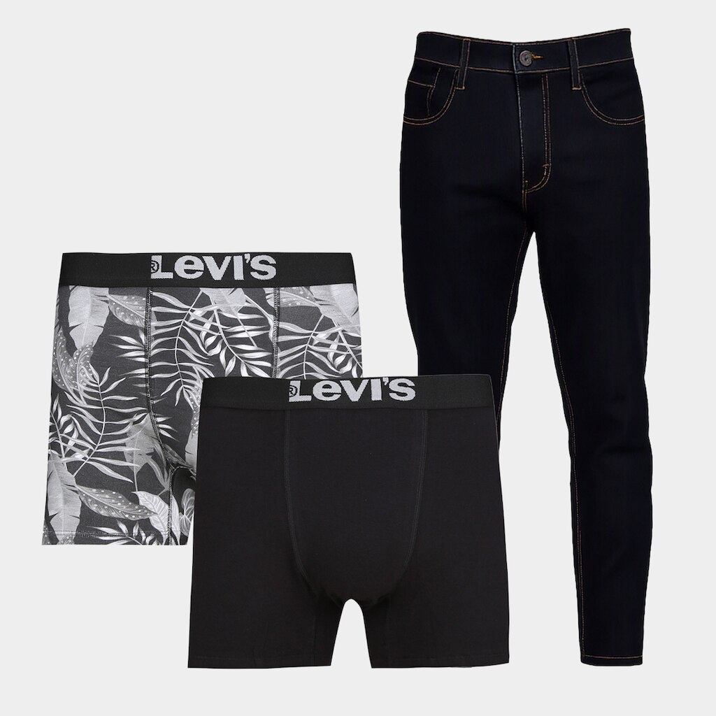 Kit Cueca Boxer Levi's C/ 2 Peças + Calça Jeans Levi´s Slim Taper Masculina