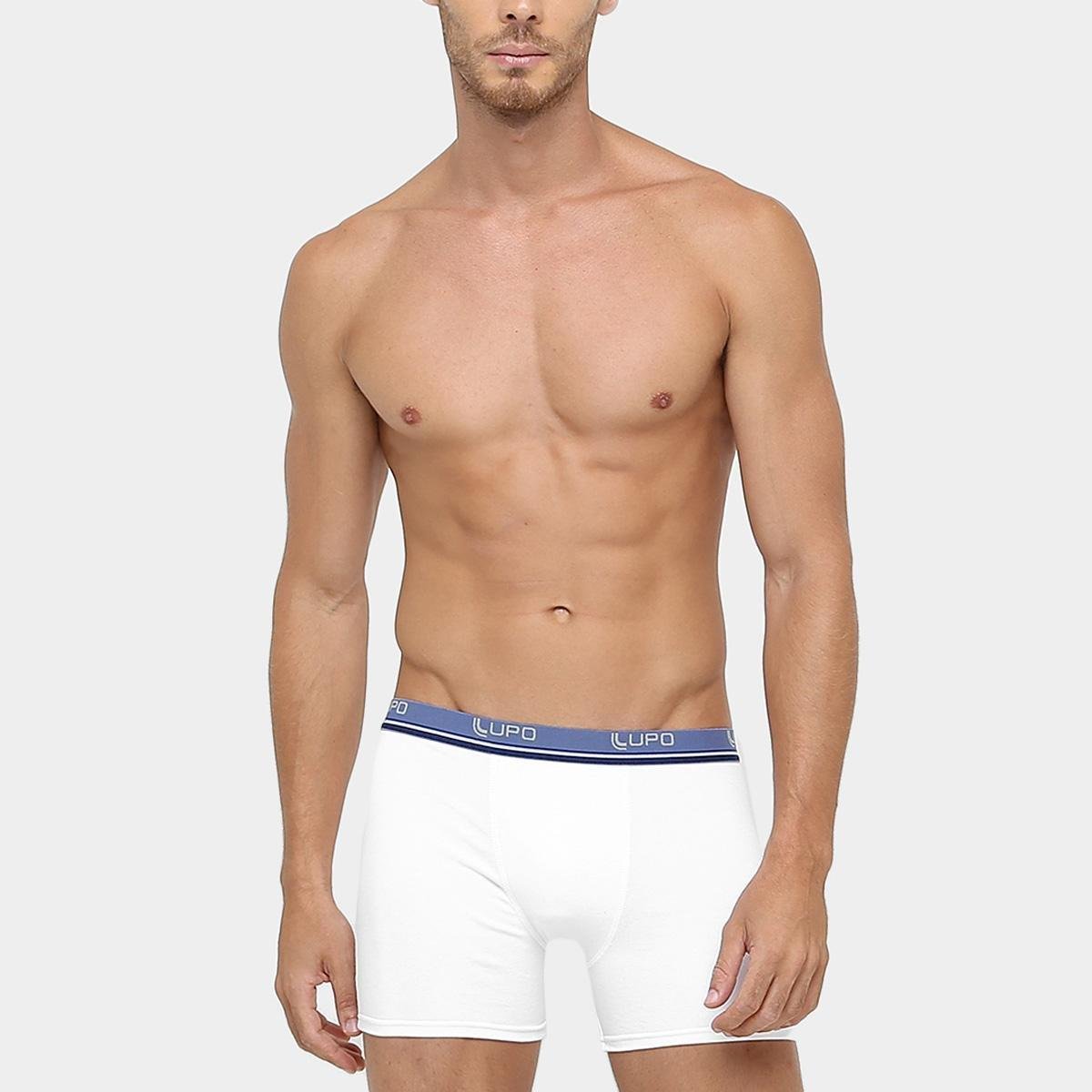 Kit Cueca Boxer Lupo Com Elástano 2 Peças - 1