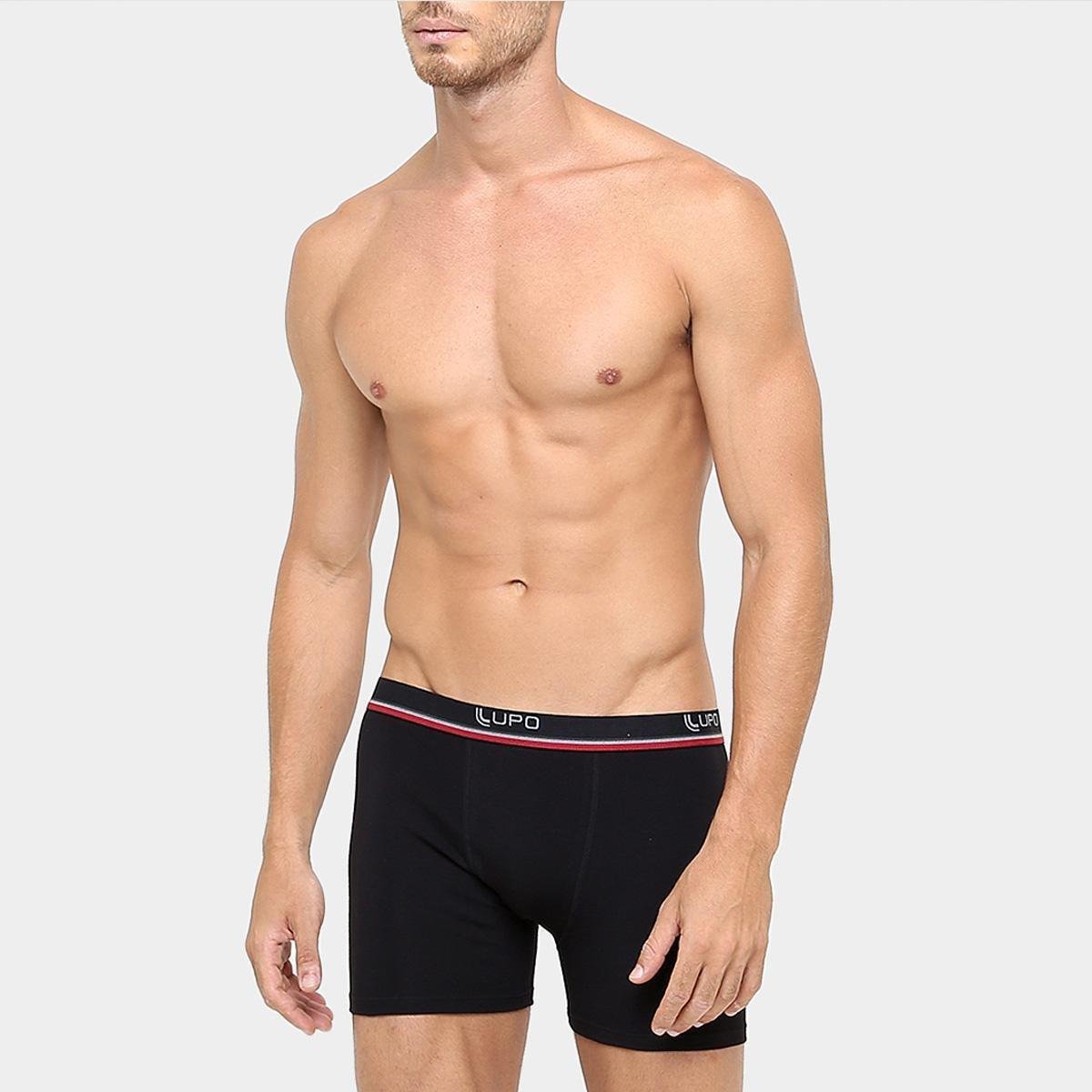 Kit Cueca Boxer Lupo Com Elástano 2 Peças - 3