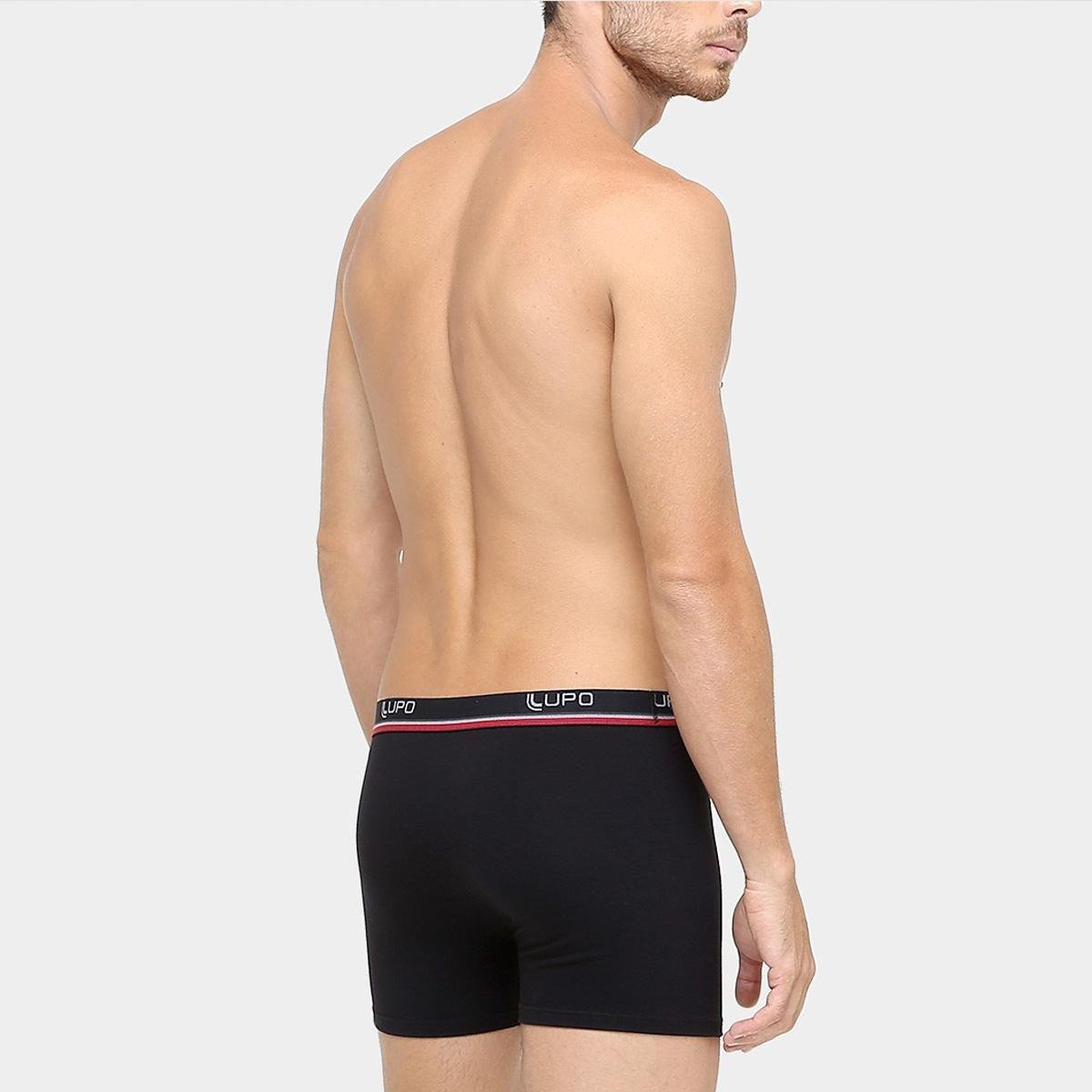 Kit Cueca Boxer Lupo Com Elástano 2 Peças - 4