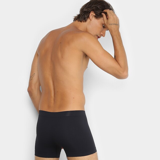 Kit Cueca Boxer Lupo Microfibra Sem Costura 2 Peças