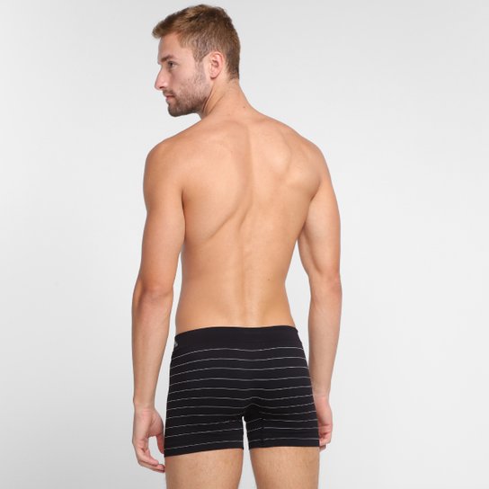 Kit Cueca Boxer Mash Microfibra Sem Costura 2 Peças