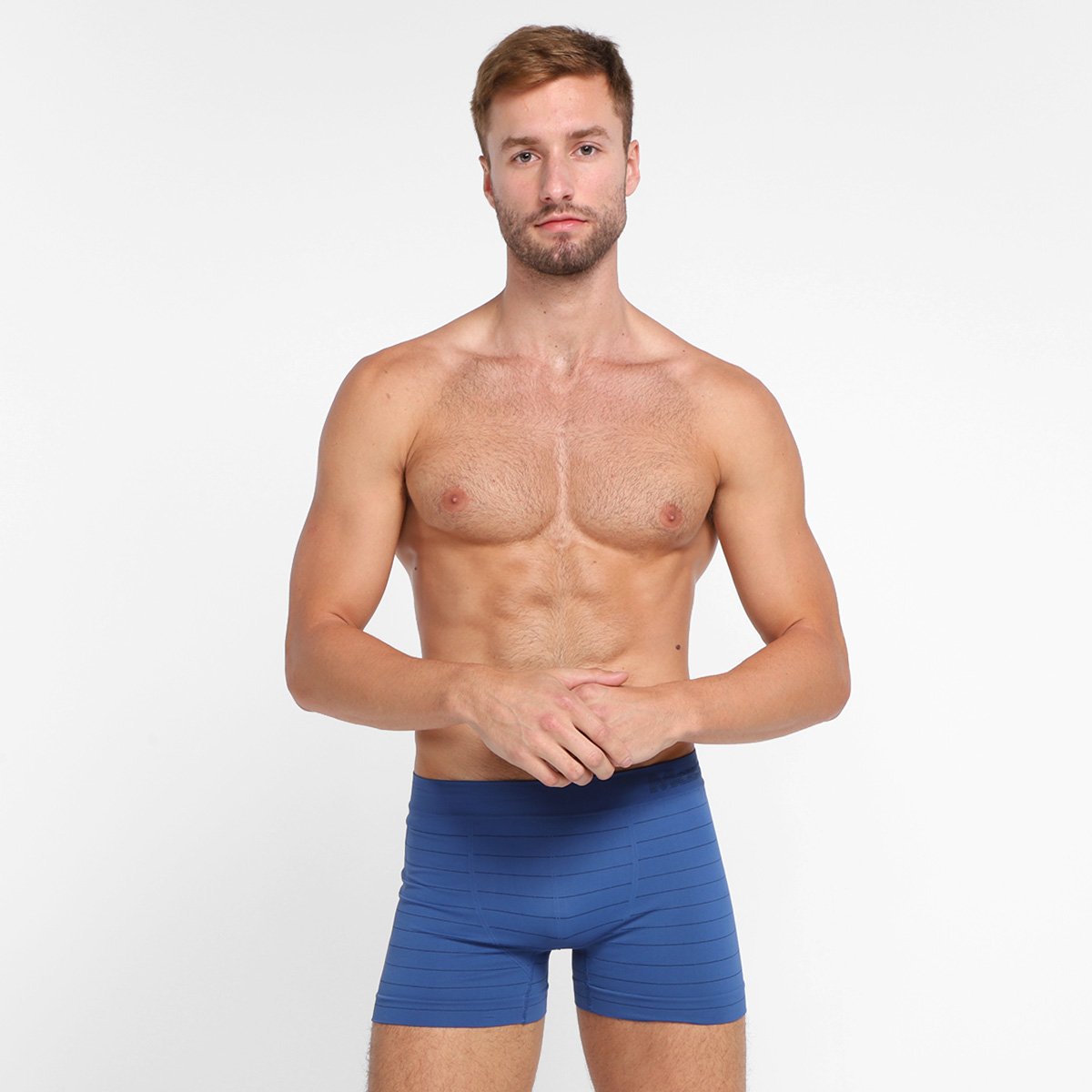 Kit Cueca Boxer Mash Microfibra Sem Costura 2 Peças - 1