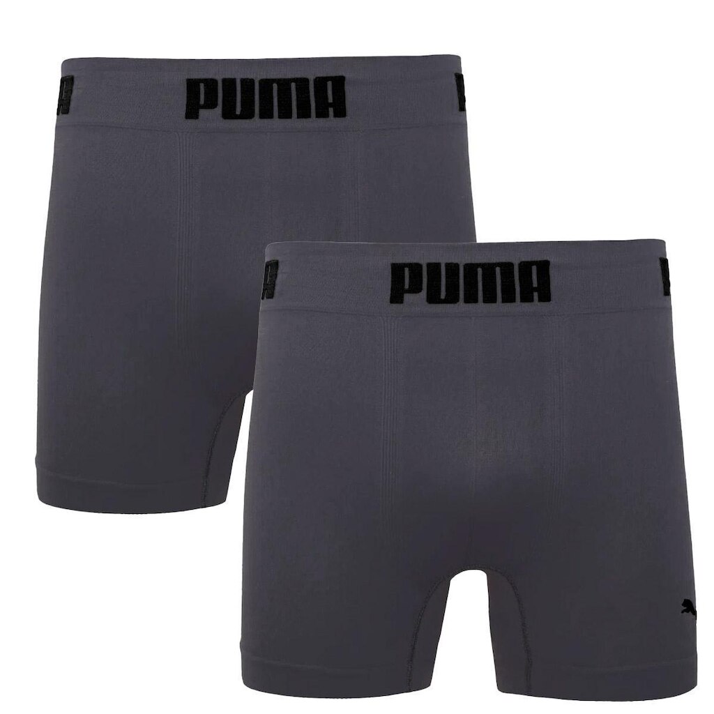 Kit Cueca Boxer Puma Sem Costura 2 Peças