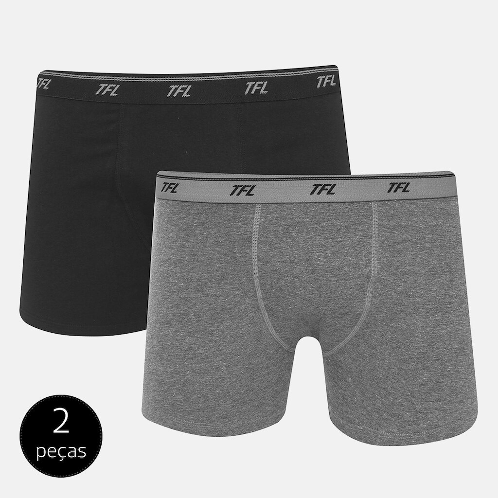 Kit Cueca Boxer Trifil Algodão 2 Peças