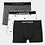 Kit Cueca Boxer Trunk Lacoste 3 Peças - Preto+Cinza