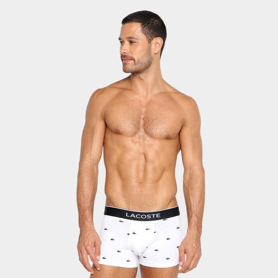 Kit Cueca Boxer Trunk Lacoste 3 Peças