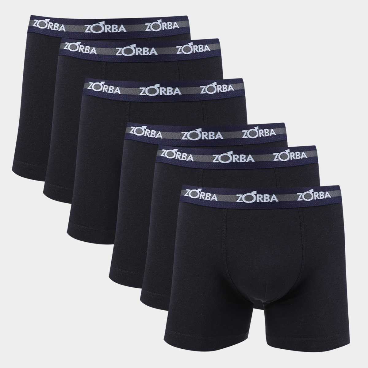 Kit Cueca Boxer Zorba 6 Peças