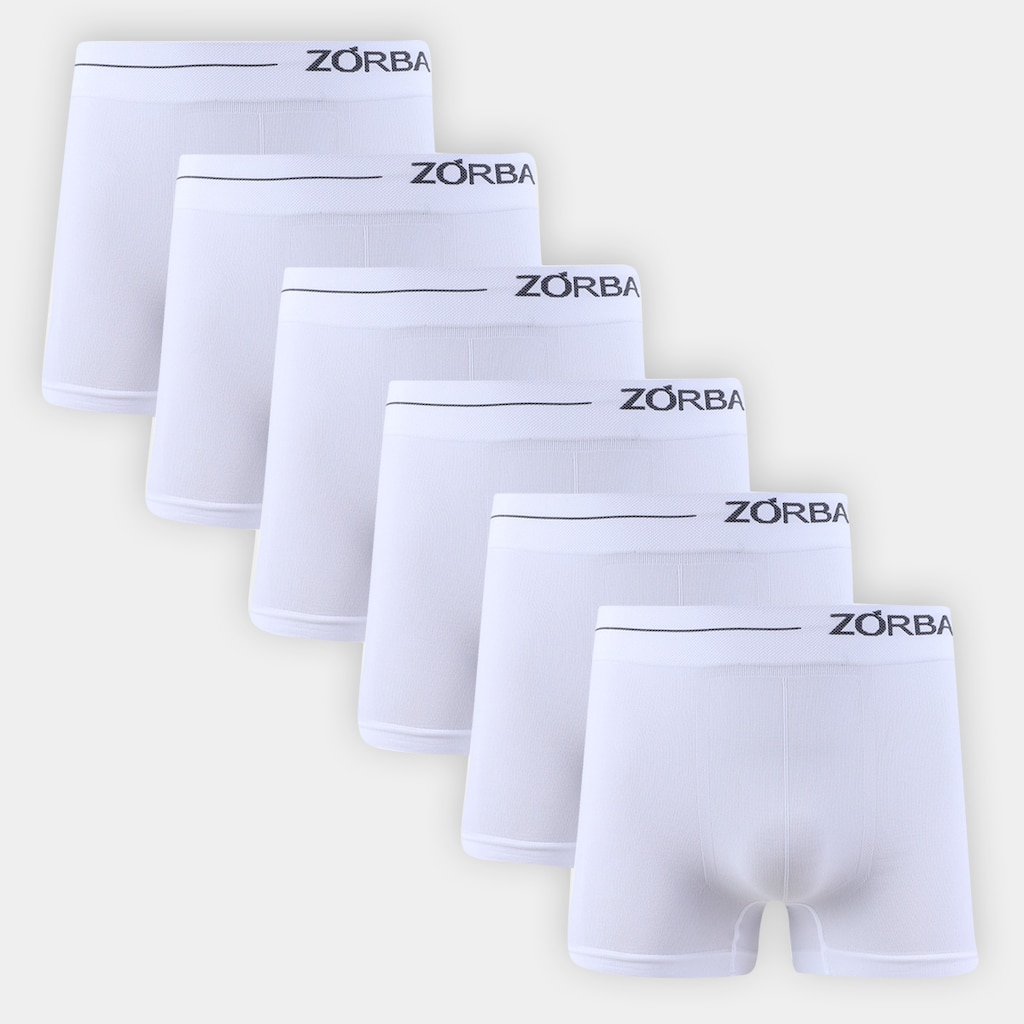 Kit Cueca Boxer Zorba Seamless Side Com 6 Peças