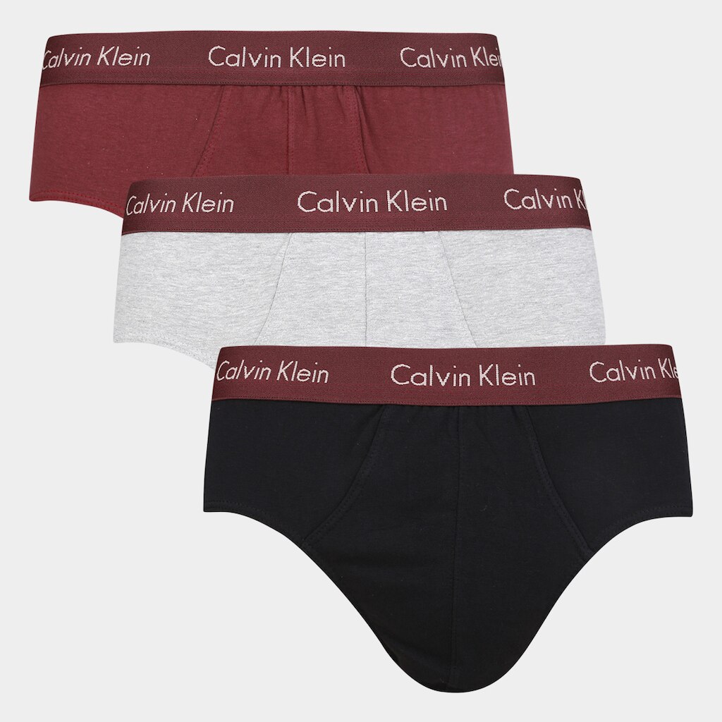 Kit Cueca Calvin Klein Brief Com 3 Peças