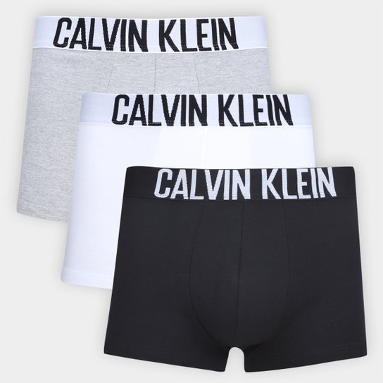 Kit Cueca Calvin Klein Recycled Intense Power Masculina - 3 Peças