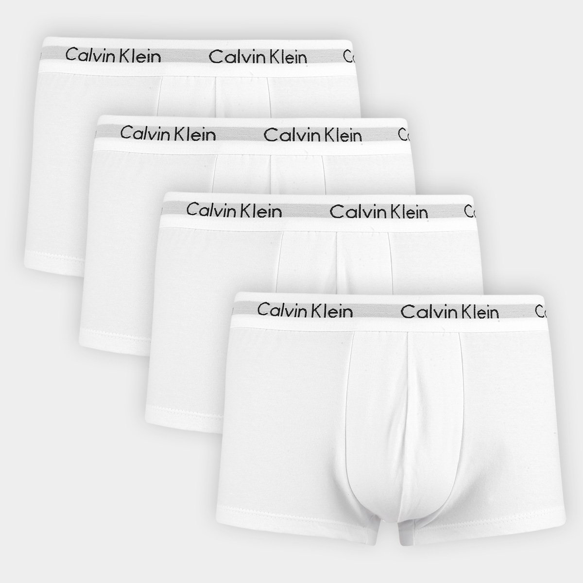 Kit Cueca Calvin Klein Trunk Low Rise 4 Peças Menor preço em Kit Cueca Calvin Klein Trunk Low Rise 4 Peças