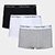 Kit Cueca Calvin Klein Trunk Low Rise 4 Peças - Branco+Preto