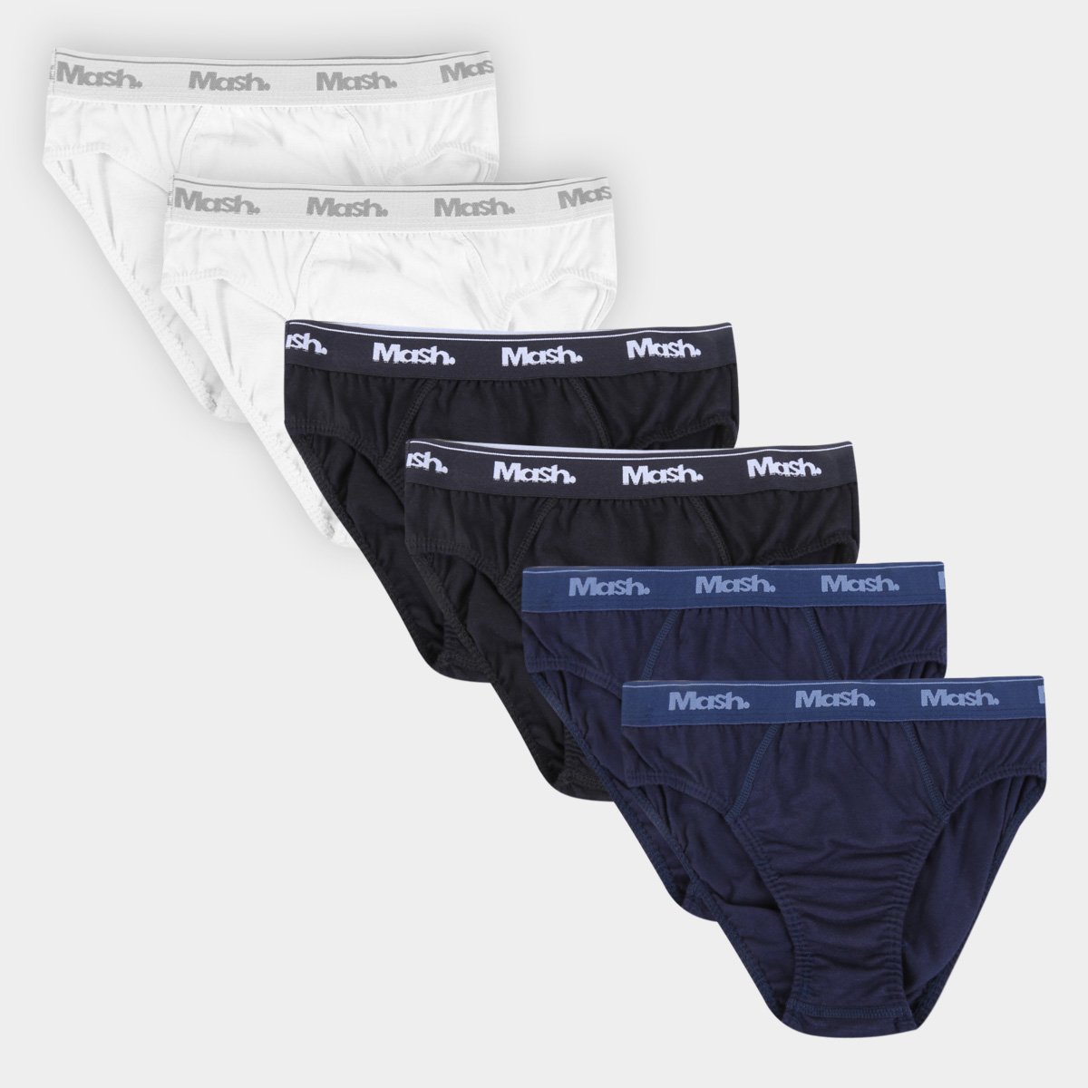Kit Cueca Infantil Slip Mash Básicas 6 Peças Menor preço em Kit Cueca Infantil Slip Mash Básicas 6 Peças