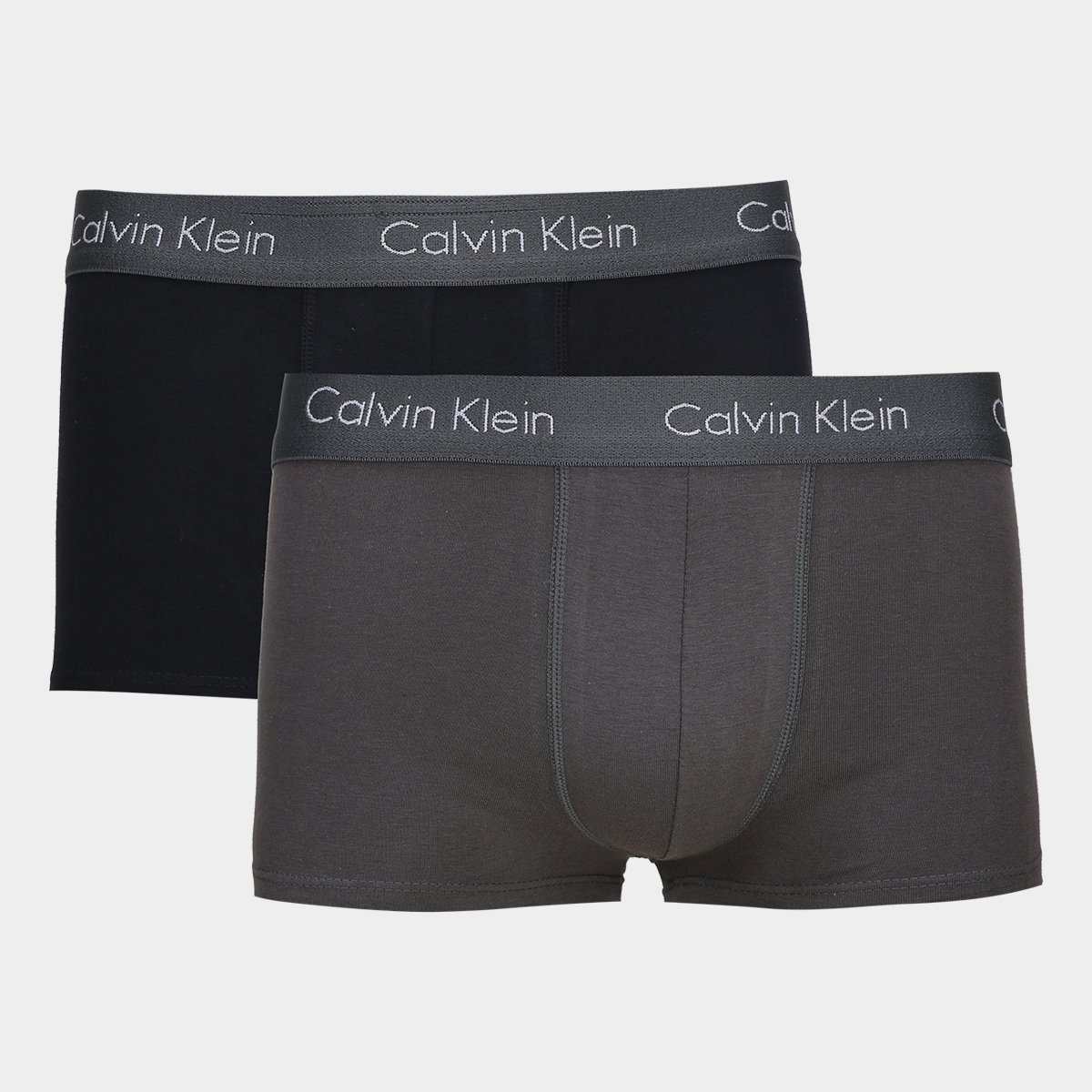 Kit Cueca Juvenil Calvin Klein Trunk Algodão c/ 2 Peças Menor preço em Kit Cueca Juvenil Calvin Klein Trunk Algodão c/ 2 Peças