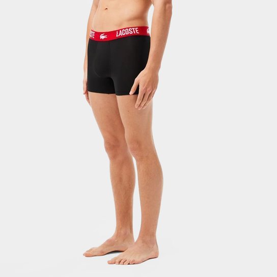 Kit Cueca Lacoste Microfibra 3 Peças