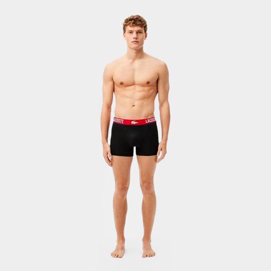 Kit Cueca Lacoste Microfibra 3 Peças