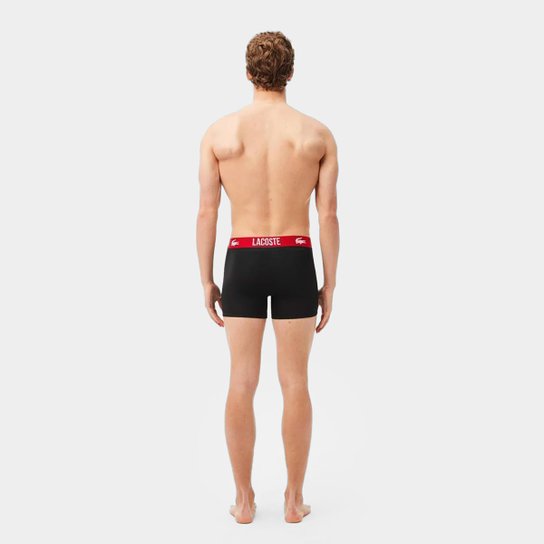 Kit Cueca Lacoste Microfibra 3 Peças
